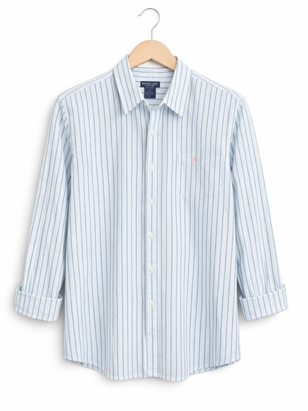 US POLO ASSN | White & Blue Striped Button-Up Blouse – Women’s XL